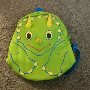 Green Dinosaur Kids Backpack